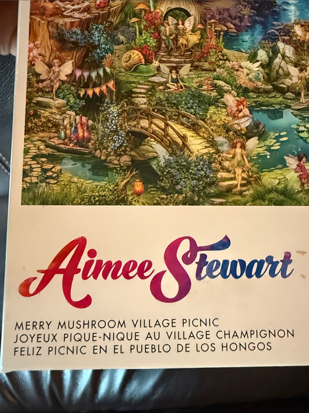 Aimee Stewart Merry Mushroom Village Jigsaw Puzzle. 1000 pieces complete - Picture 7 of 7